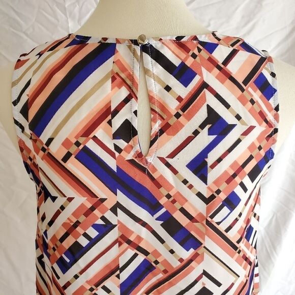 Vince Camuto Kenya Loose Fit High Low Tank XS S M - Picture 4 of 6